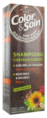 Image Les 3 Chênes Color et Soin Shampoing Cheveux Foncés 250 ml